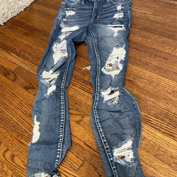 American Eagle Outfitters Denim - Distressed skinny jeans